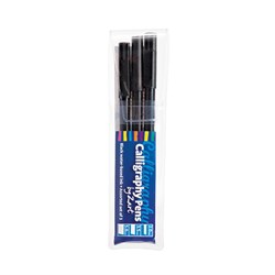 Zart Calligraphy Pen Asst Size Pack of 3 Black_2